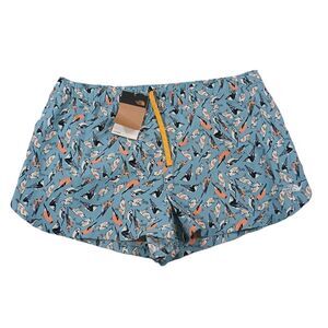 The North Face Class V Shorts Womens 2XL Reef Waters Bird‎ Study Print $60